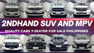 Second Hand SUV and MPV PHilippines For Sale Promo Sale Sale!