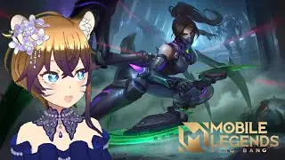 【Mobile Legends】push rank pake skin Hanabi Venom【﻿Vtuber ID】