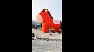 Inflatable Horse Kids' Amusement Park  | Showtime Shopping Mall Gangshan Kaohsiung Taiwan 