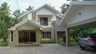 Gorgeous slope roofing duplex home design with attractive interior