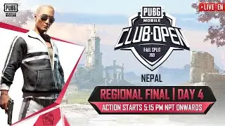 [EN] PMCO Nepal Regional Final Day 4 | Fall Split | PUBG MOBILE Club Open 2021