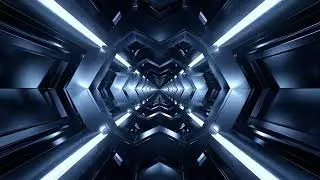 INFINITE AXIS Vol.01｜Futuristic Geometric Tunnel Loops for VJ & Live Visuals