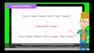 2. How to Insert Item in List | Chapter 7.2 List Manipulation in Pygame Zero
