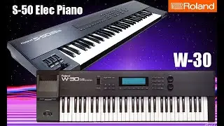 Loading Roland S-50 Disks on Roland W-30 - Elec Piano