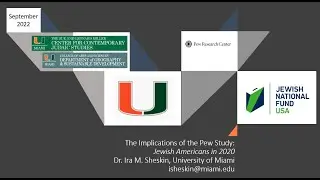 The Future of American Jewry - a presentation on the Pew 2020 data on Jewish Americans.