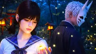 EL BOSQUE DE LAS LUCI&Eacute;RNAGAS/ LOVE STORY/  SIMS 4/ A human girl falls in love with a Yōkai ⛩️ 🌸