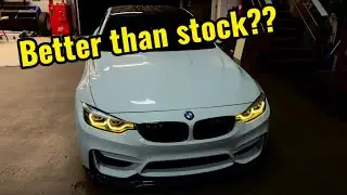 Установка фар на BMW F82