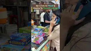 Jiju Promised to Pay for Diwali Shopping #FunnyDesiReel#Kripsray#DiwaliReel #IndianHumor#JijuSali