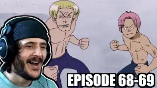 COBY AND HELMEPPO STEP UP - One Piece Episode 68/69 First Time Reaction