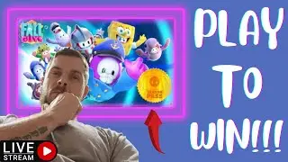 FALL GUYS LIVE CUSTOM GAMES AND SHOW-BUCKS GIVEAWAYS!