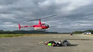 Flying out of Talkeetna Alaska in a Helicopter. #psmexpeditions