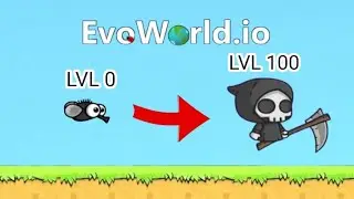 Эволюция до МАКСИМАЛЬНОГО Уровня EvoWorld.io/fly or die