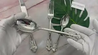High end stainless steel 18/10 cutlery set