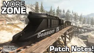 Warzone Season 5 Patch notes!!!     Morezone