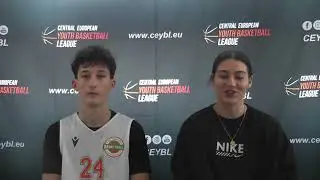 CEYBL U16, 18. 1. 2026, PRESS conference, BK Pezinok - Dynamo Bratislava