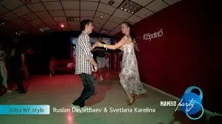 Salsa NY style. Ruslan Davletbaev & Svetlana Karelina || MAMBO party by Dance Studio 25.5