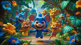 Squirrel Jumps So High | Fun Animal Jumping Kids Rhyme | Rhyme Land