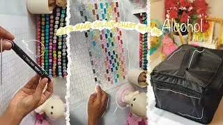 Lets make a colour chart with me | Touch Alcohol marker review 🦋| #artsupplies #diy #alcoholmarkers