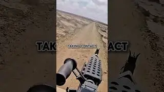 Солдат видит мощный световой взрыв