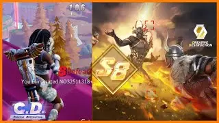 Creative Destruction Mobile | First game in season 8 | IOS gameplay