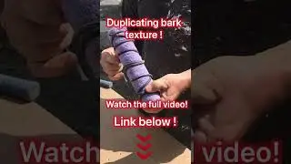 #shorts How to create a bark texture roller using readily available materials!#barktextureroller