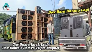 Tes Suara Jarak Jauh Box Cobre + speaker Betavo Triple Magnet  Brewog Audio