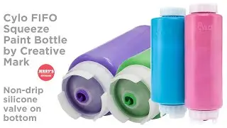 Cylo FIFO Squeeze Paint Bottles features a unique non-drip valve!