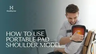 Portable Heated Gemstone Pad - Shoulder Model with Power Bank InfraMat Pro&reg; - How to Use Video