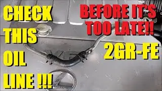 Toyota V6 — как проверить масляную линию VVT — 3,5-литровый 2GR-FE — Camry Highlander RX350 RAV4 ...