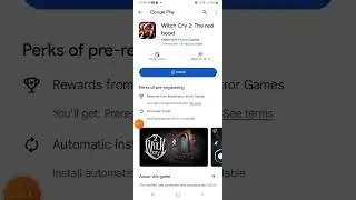 witch cry 2 in play store pre rigester