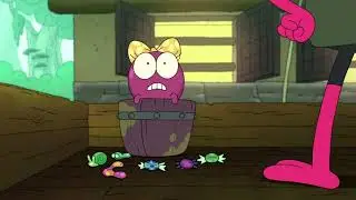 Polly Plantar - Bribe accepted! (Eats the candy like Pac-Man) (READ DESCRIPTION)