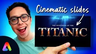 How to make CINEMATIC PRESENTATIONS in Adobe Express 🫨