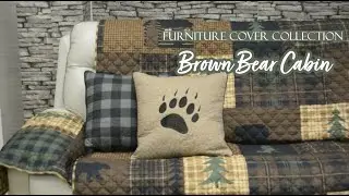 Brown Bear Cabin Furniture Cover