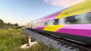 Brightline Test @ 110MPH - Vero Bch
