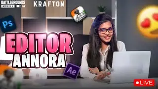 GIRL GAMER LIVE WITH FACECAM | BGMI LIVE TAMIL Gameplay | EDITOR Annora Gaming😉