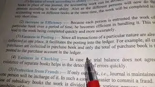 Advantages of subsidiary books 📚