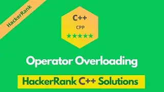 HackerRank Operator Overloading problem solution in C++ | C++ solutions | Programmingoneonone