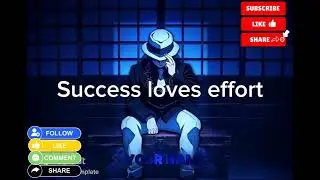Success loves effort@McCoy-m