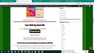 Symphony i95 Frp Bypass Reset File SC9832E 8.1 Without Any Box Olny 6MB Pac File