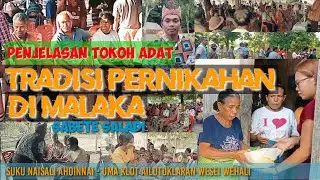 tradisi pernikahan di Malaka, adat wesei wehali, Sabete saladi, Laran Lekusene