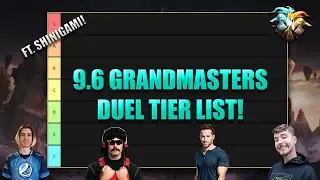 9.6 GRANDMASTERS DUEL TIER LIST! ft. Shinigami (Timestamps below) - SMITE