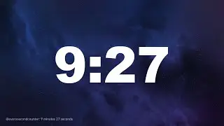 9 minutes 27 seconds [567 secs] clock timer countdown || Alarm Focus