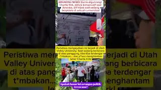 BREAKING! Charlie Kirk Jadi Target Pen*mbak