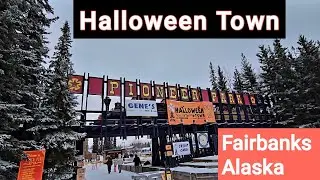 Парк пионеров Halloween Town | Фэрбанкс, Аляска | Видеоблоги Alaskan Bears