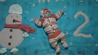Vedansh babu 2 months winter theme photo shoot ☃️⛄⛄