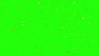 Multicolored confetti on green screen  Colorful 3D animation | premium Videos Free