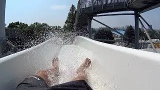 White Kamikaze Water Slide at Toshimaen