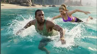 GTA 5 Exercising Demons | Franklin&rsquo;s Insane Endurance Race (Cycle + Swim!)