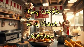 Tiny Chefs in a Giant Kitchen#tinychefs #KFC #culinaryadventure #teamwork #friedchicken