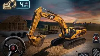 City Road Construction Simulator 3D 🚧 | Heavy Excavator & Truck (Android Gameplay)